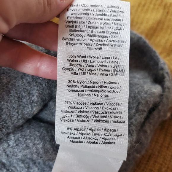 Selected Femme Wool Blend Boatneck Sweater Large - Picture 5 of 7